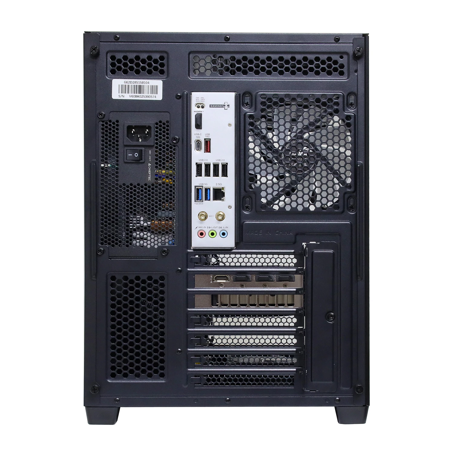 Настольный ПК Ryzen 5 8400F-4.2GHz/B840/RAM 32GB/SSD 1TB (M.2)/RTX5070-12GB/no DVD/850W/