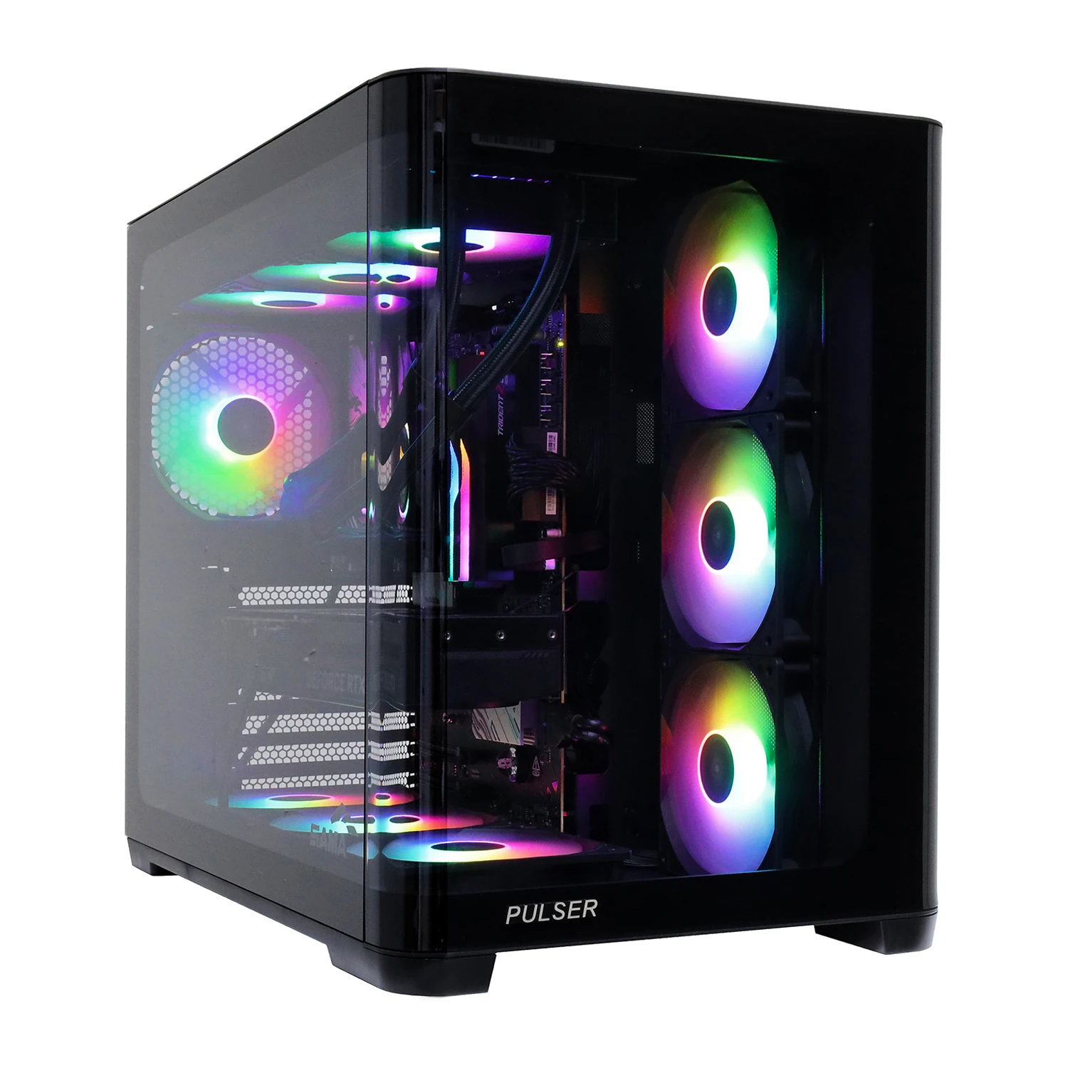 Настольный ПК Ryzen 5 8400F-4.2GHz/B840/RAM 32GB/SSD 1TB (M.2)/RTX5070-12GB/no DVD/850W/ — 3