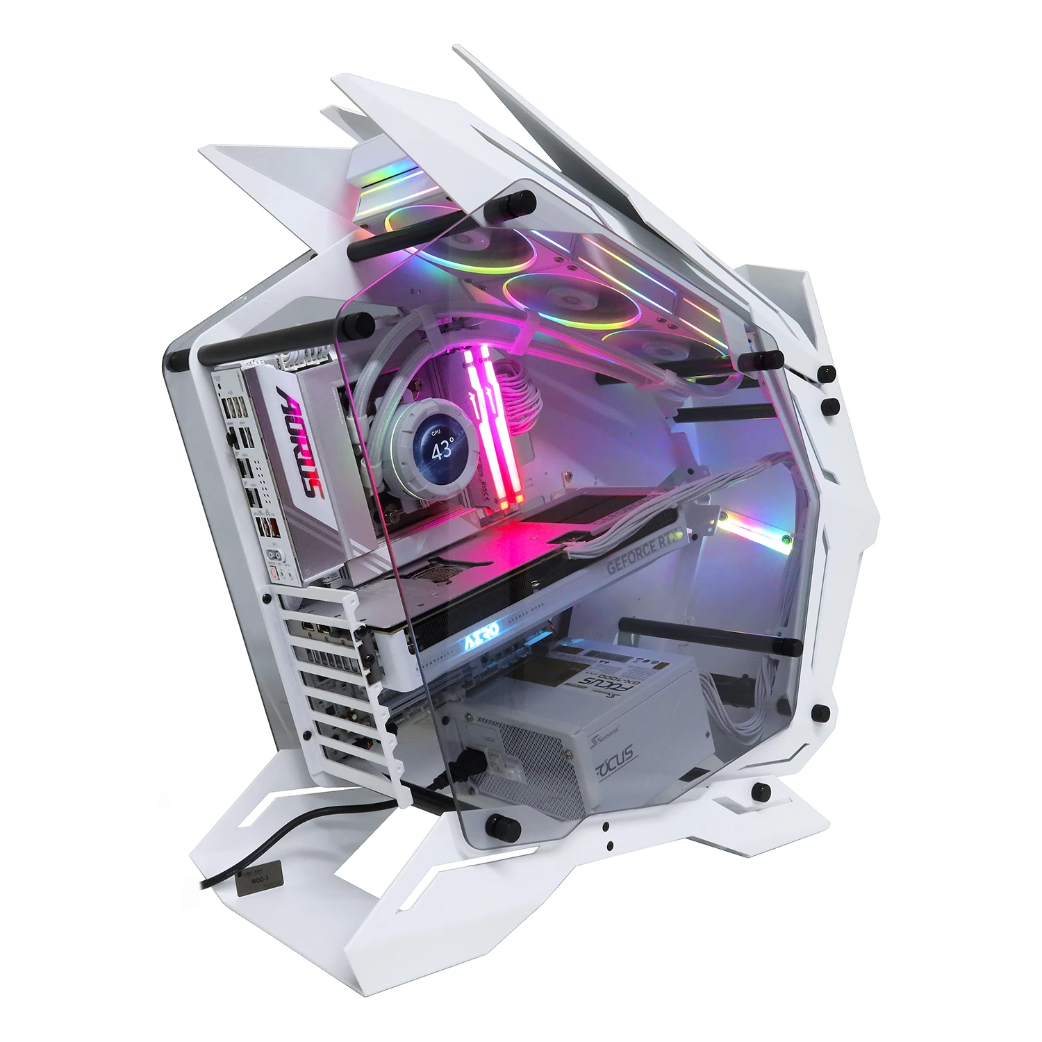 Настольный ПК Ryzen 7 9800X3D- 4.7GHz/X870E/RAM 32GB/SSD 1TB (M.2)/RTX5080-16GB/no DVD/1000W/