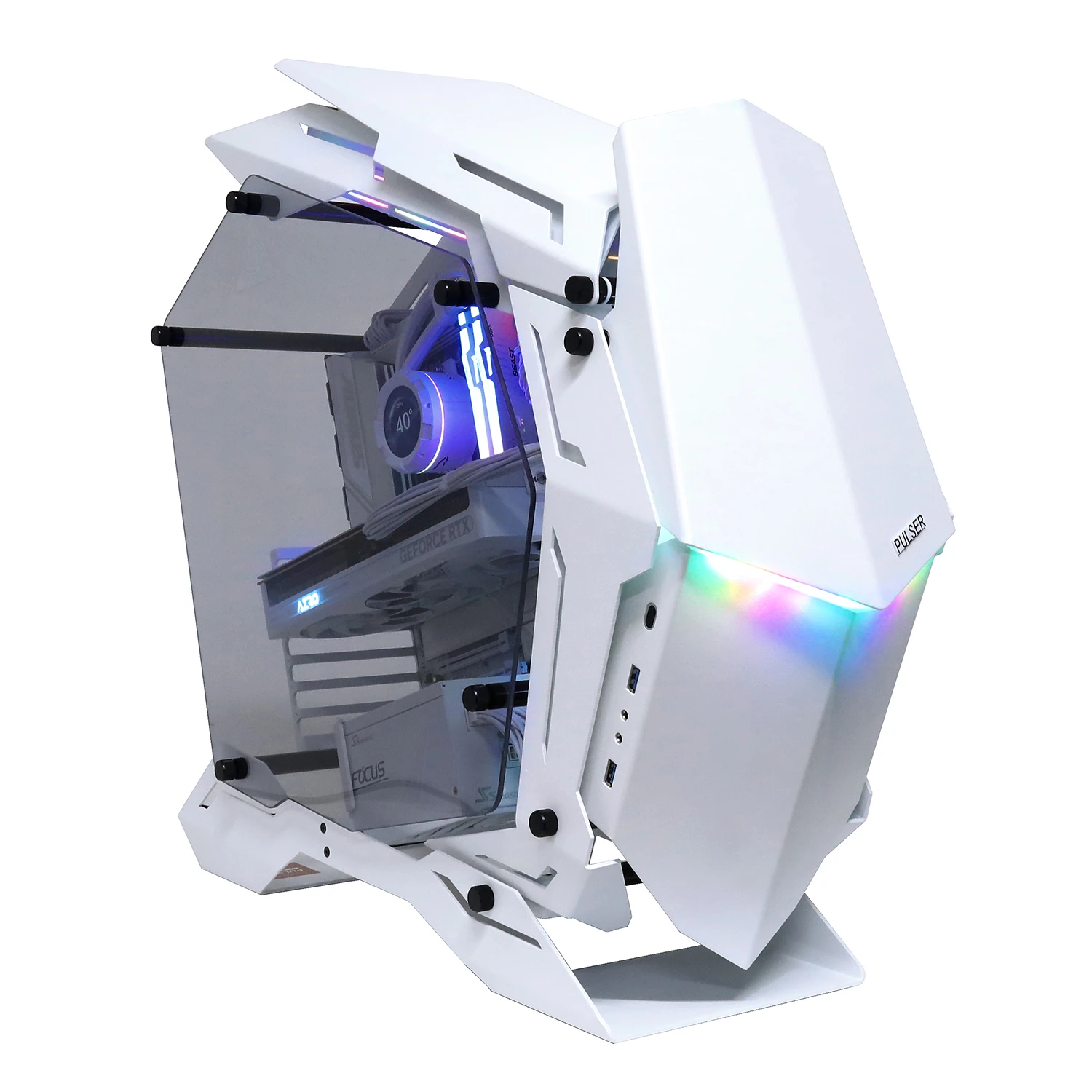 Настольный ПК Ryzen 7 9800X3D- 4.7GHz/X870E/RAM 32GB/SSD 1TB (M.2)/RTX5080-16GB/no DVD/1000W/ — 2