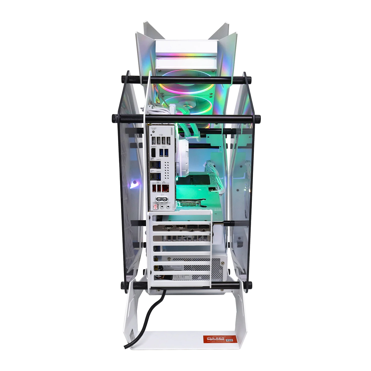 Настольный ПК Ryzen 7 9800X3D- 4.7GHz/X870E/RAM 32GB/SSD 1TB (M.2)/RTX5080-16GB/no DVD/1000W/ — 4