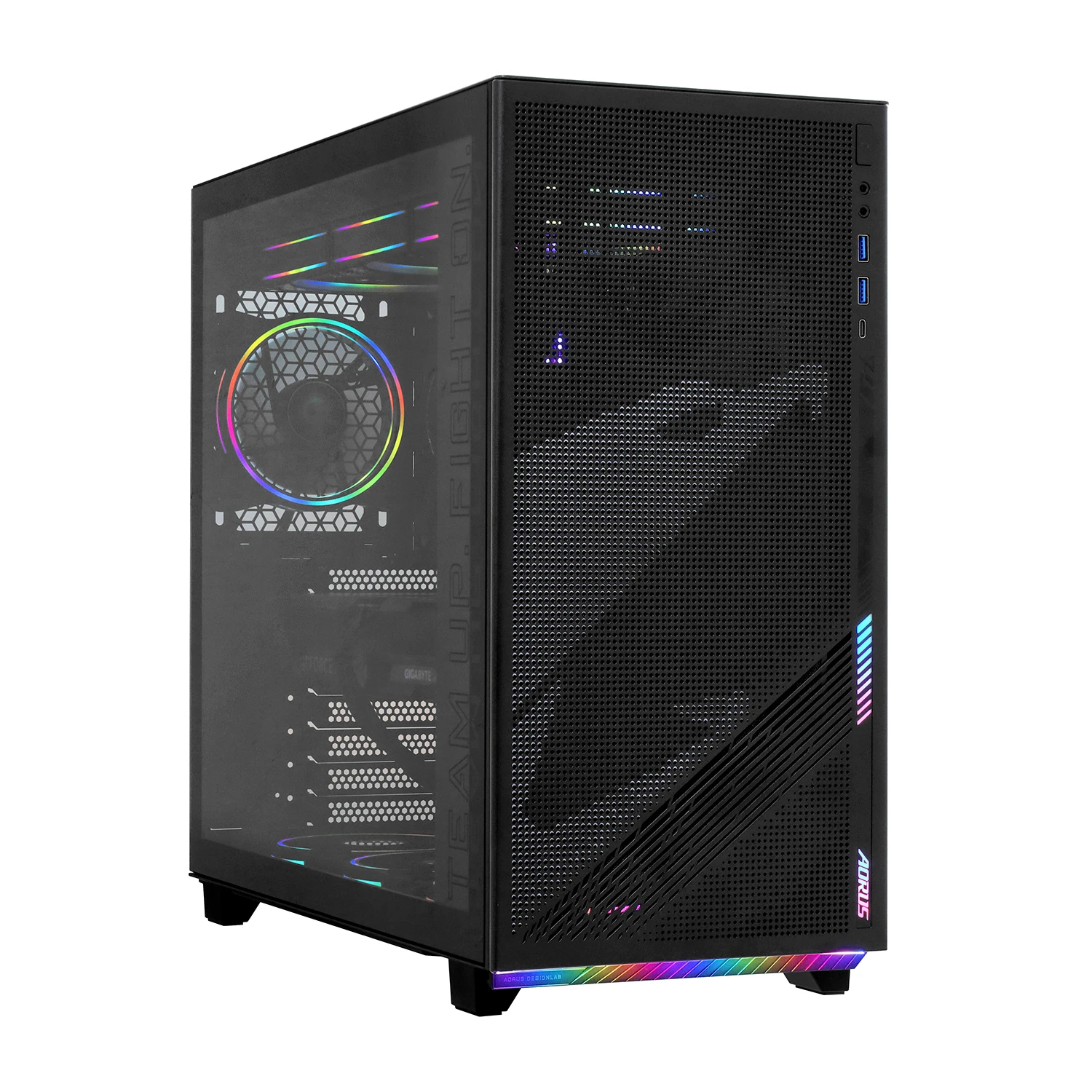 Настольный ПК Ryzen 7 9800X3D- 4.7GHz/X870E/RAM 64GB/SSD 2TB (M.2)/RTX5070-12GB/no DVD/850W/ — 3