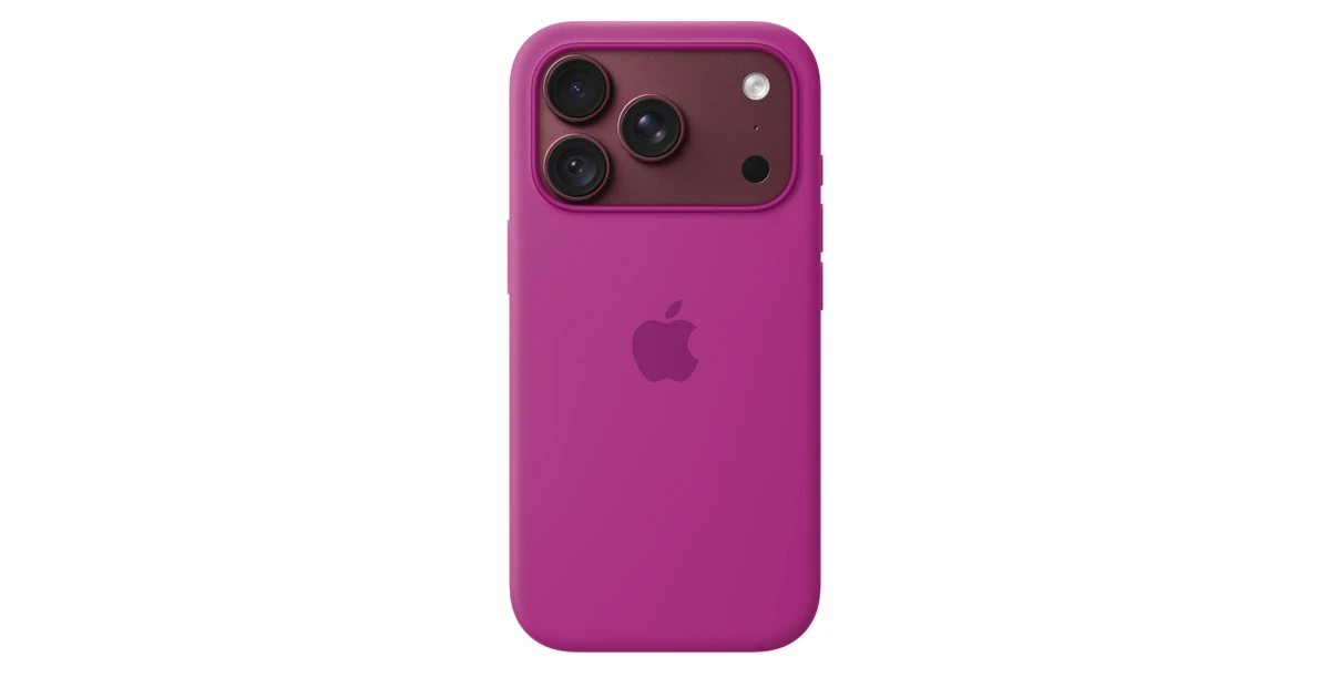 Аксессуар iPhone 18 Pro Silicone Case with MagSafe - Magenta, Model A3701