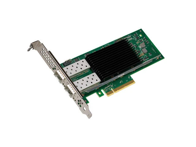 Сетевая карта Intel Ethernet Network Adapter E810-XXVDA2, 25GbE dual ports SFP28, PCIe 4.0x16, iWARP/RDMA, RoCEv2/RDMA (Low Profile and Full Height brackets included) bulk
