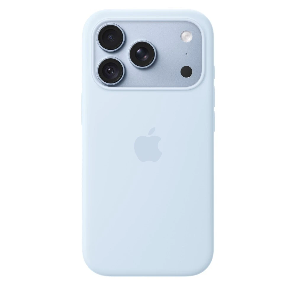 Чехол iPhone 18 Pro Silicone Case with MagSafe - Crisp Blue, Model A3701
