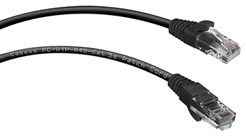 Патч-корд Cabeus PC-UTP-RJ45-Cat.5e-1.5m-BK, чёрный — 3