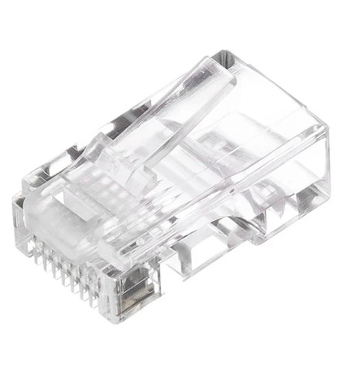 Коннектор RJ-45 (8P8C) Cablexpert LC-PTU-01/100, Cat.5e, сквозной, для UTP, в упаковке 100 шт