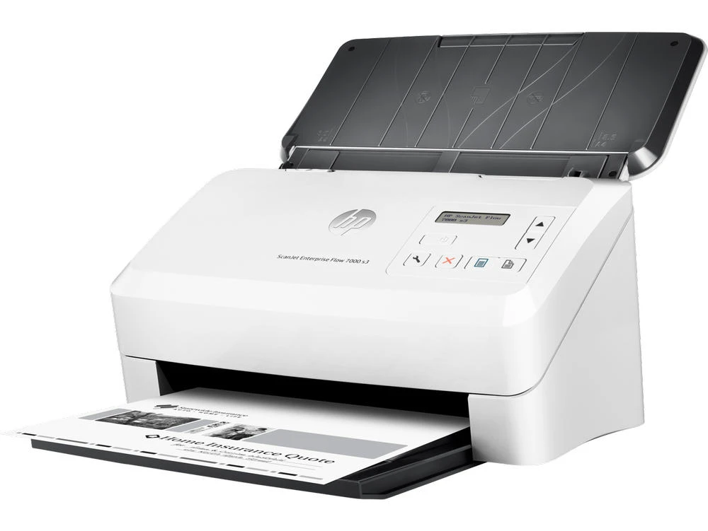 Сканер потоковый HP ScanJet Enterprise Flow 7000 s3, А4, 75 стр/150 изобр в мин — 2