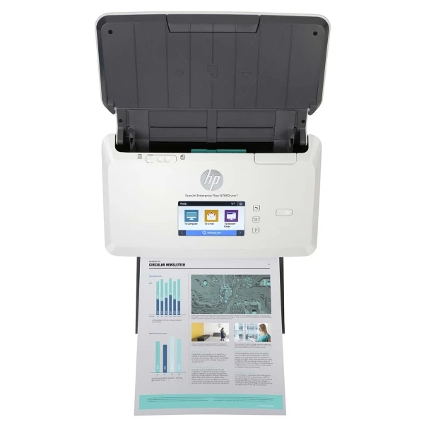 Сканер потоковый HP ScanJet Enterprise Flow N7000 snw1, А4, 75 стр/150 изобр в мин, Wi-Fi