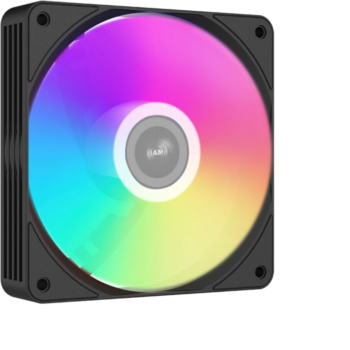 Fan for case, 12cm, SAMA, FZ12R ARGB BK (Reverse), 800-1600rpm, 56CFM, 4pin, black