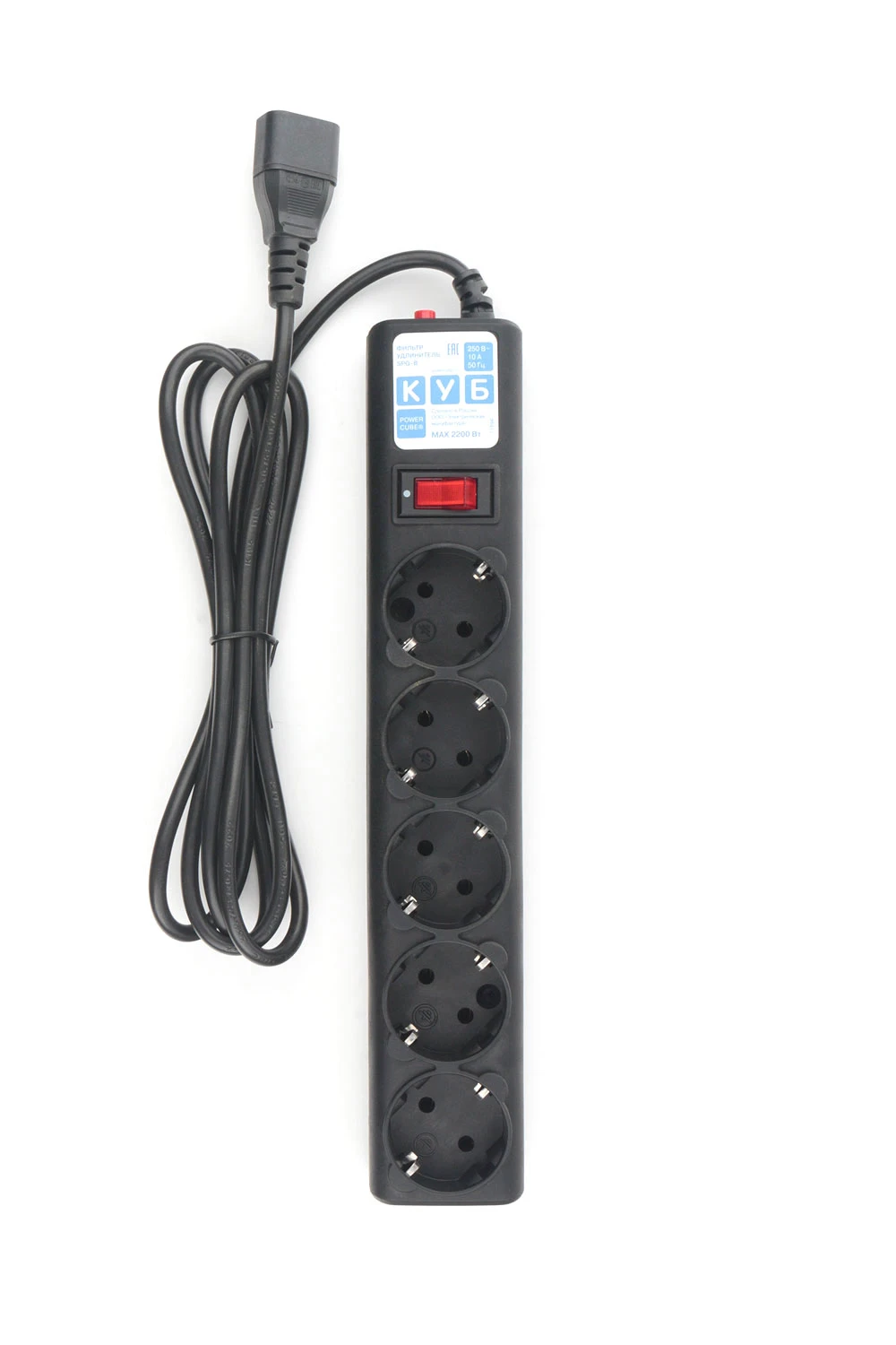 Power Cube SPG5-B2, сетевой фильтр для ИБП, 5 розеток, 1.9 м, C14