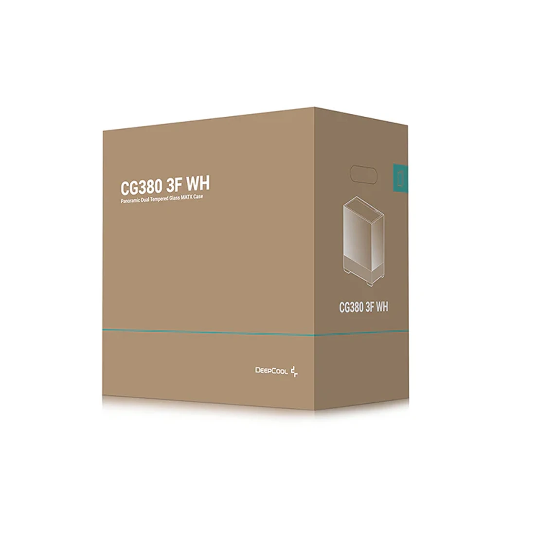 Компьютерный корпус Deepcool CG380 3F WH без Б/П — 3