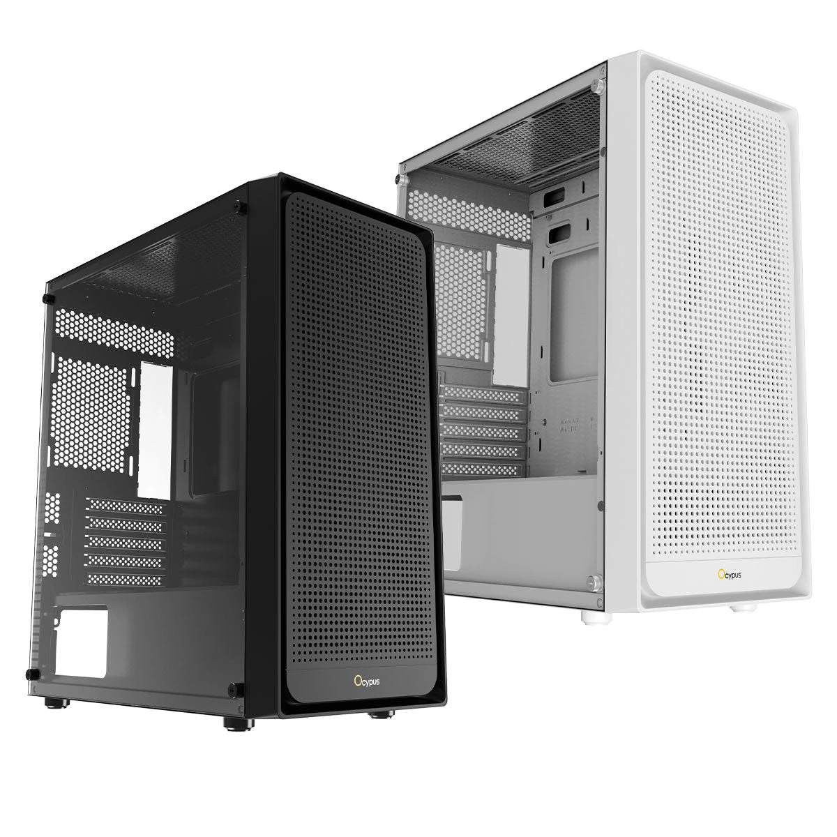 Корпус Ocypus Gamma C50 BK ARGB mATX/ITX 3xUSB Черный Gamma-C50-BKG400XX-GL