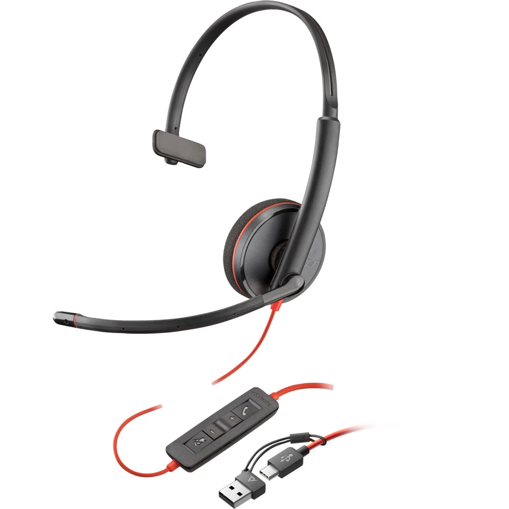 Наушники Poly BLACKWIRE,C3210 USB-C (8X214AA)