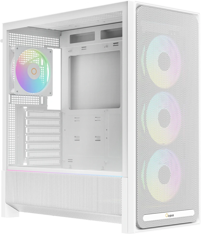Корпус Ocypus Delta C70 WH EATX/ATX/mATX/mini-ITX 2xUSB 1xType-C Audio Белый Delta-C70-WHG000XX-GL