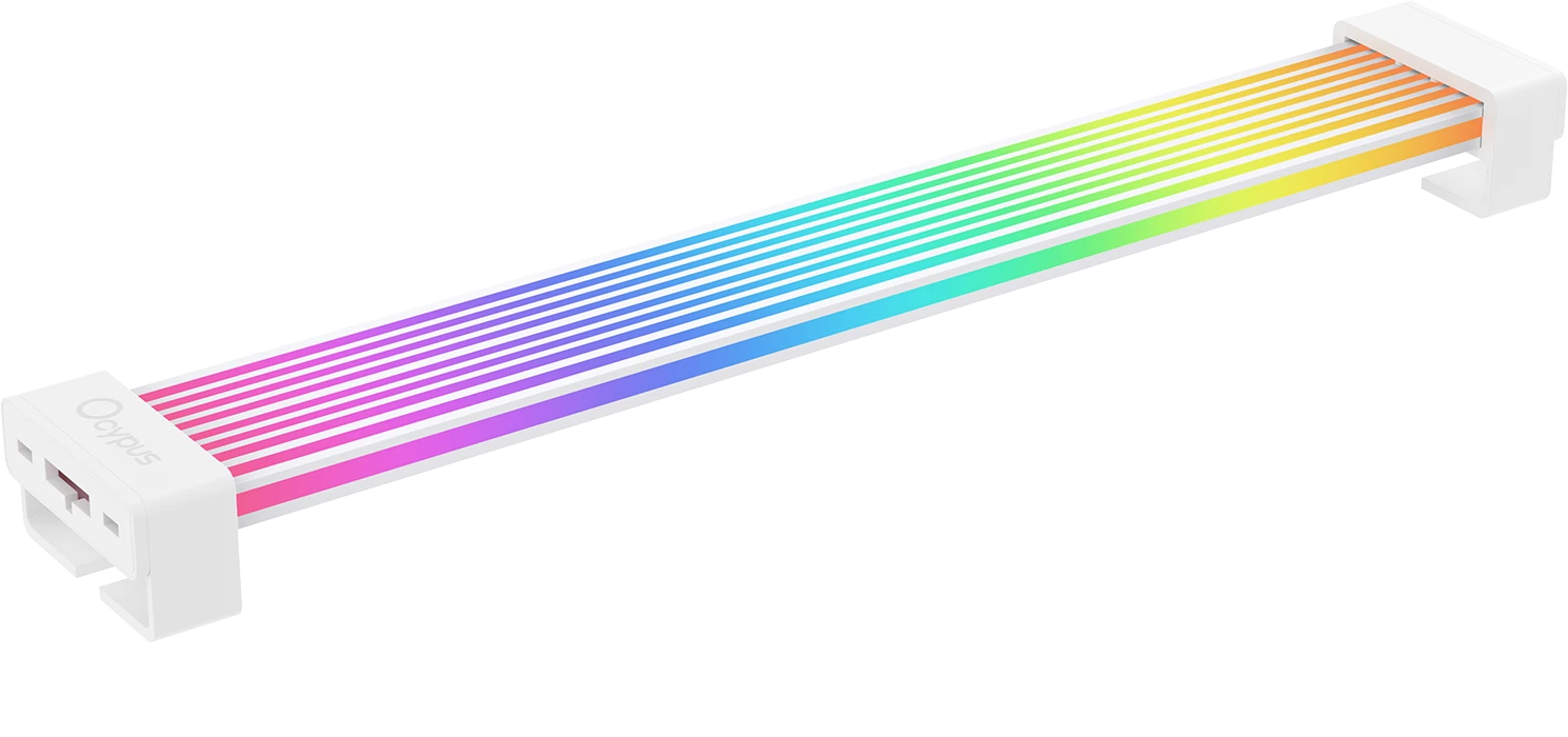 Светящийся ARGB кабель для Video Ocypus Delta EK16 WH ARGB 8/81LED/3-Pin Delta-EK16-WHA00XXX-GL