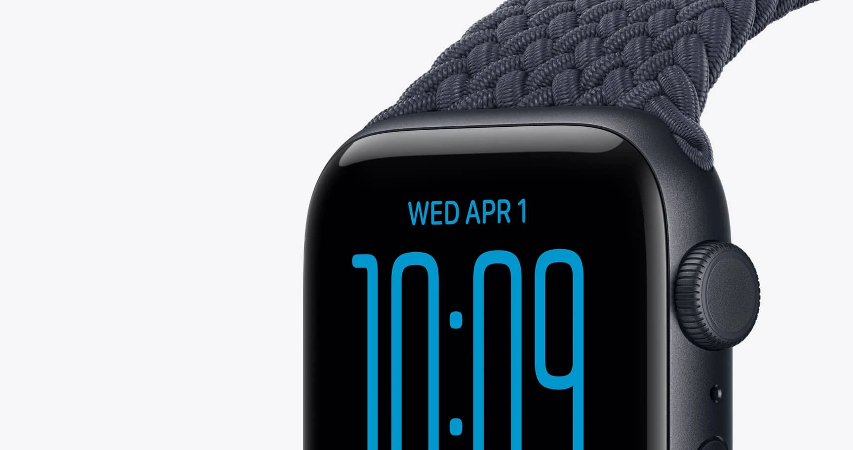 Смарт-часы Apple Watch SE 3 GPS 40mm Midnight Aluminium Case with Navy Blue Sport Band - S/M,Model A3324