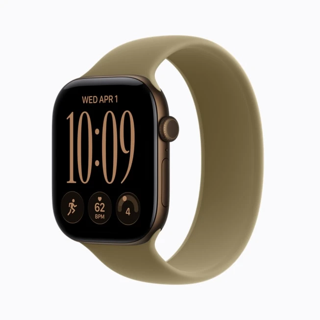 Смарт-часы Apple Watch Series 12 GPS 46mm Dark Bronze Aluminium Case with Olive Sport Band - S/M,Model A3584