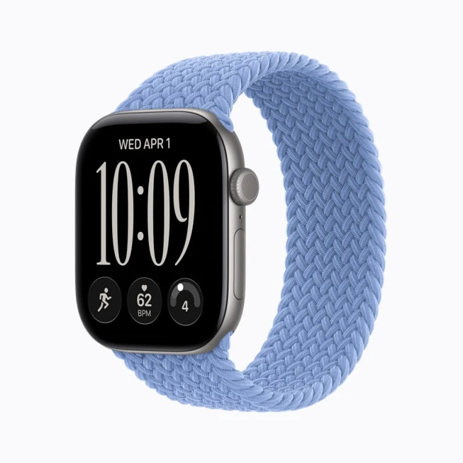 Смарт-часы Apple Watch Series 12 GPS 46mm Space Grey Aluminium Case with Navy Blue Sport Band - S/M,Model A3584