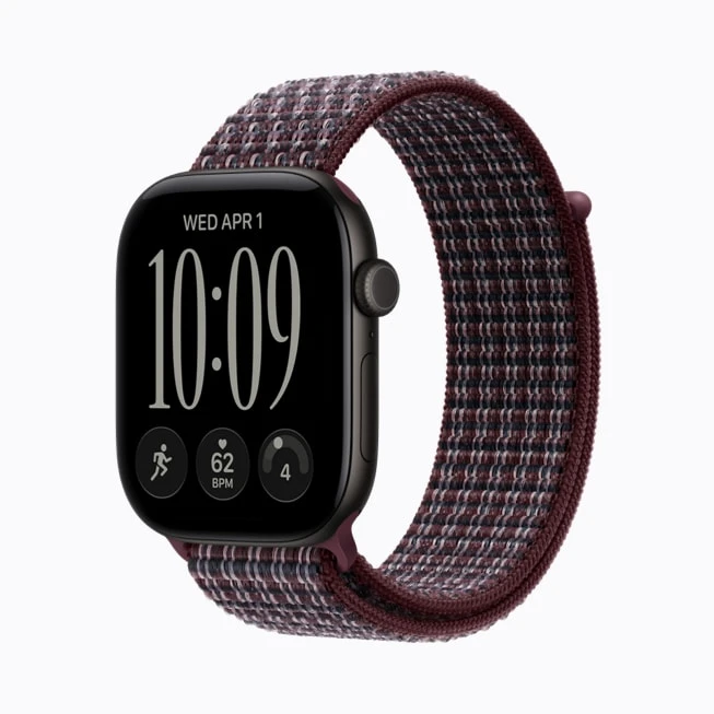 Смарт-часы Apple Watch Series 12 GPS 42mm Black Aluminium Case with Black Sport Band - M/L,Model A3581