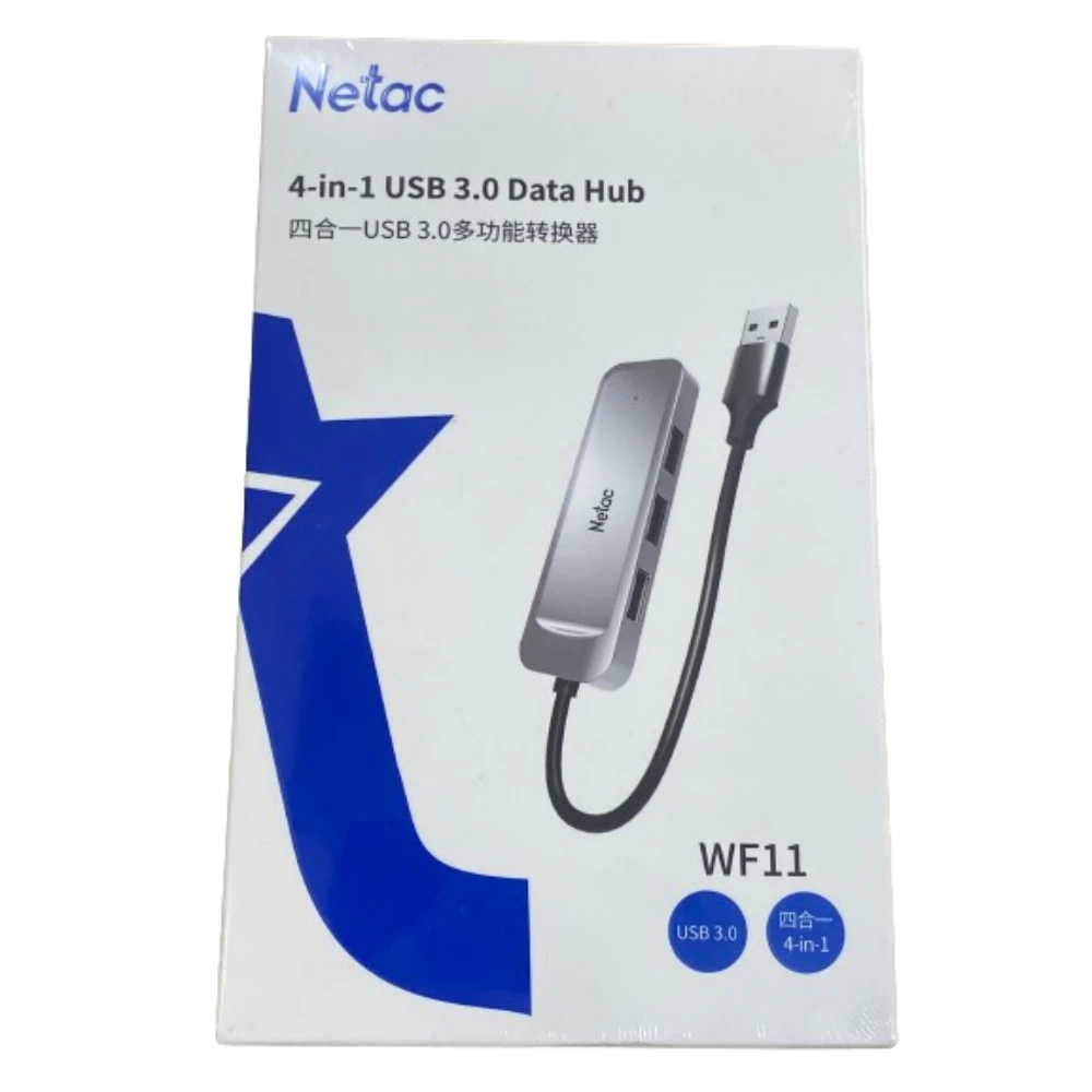 USB-хаб Netac USB Hub WF11, USB-A to USB3.0x4