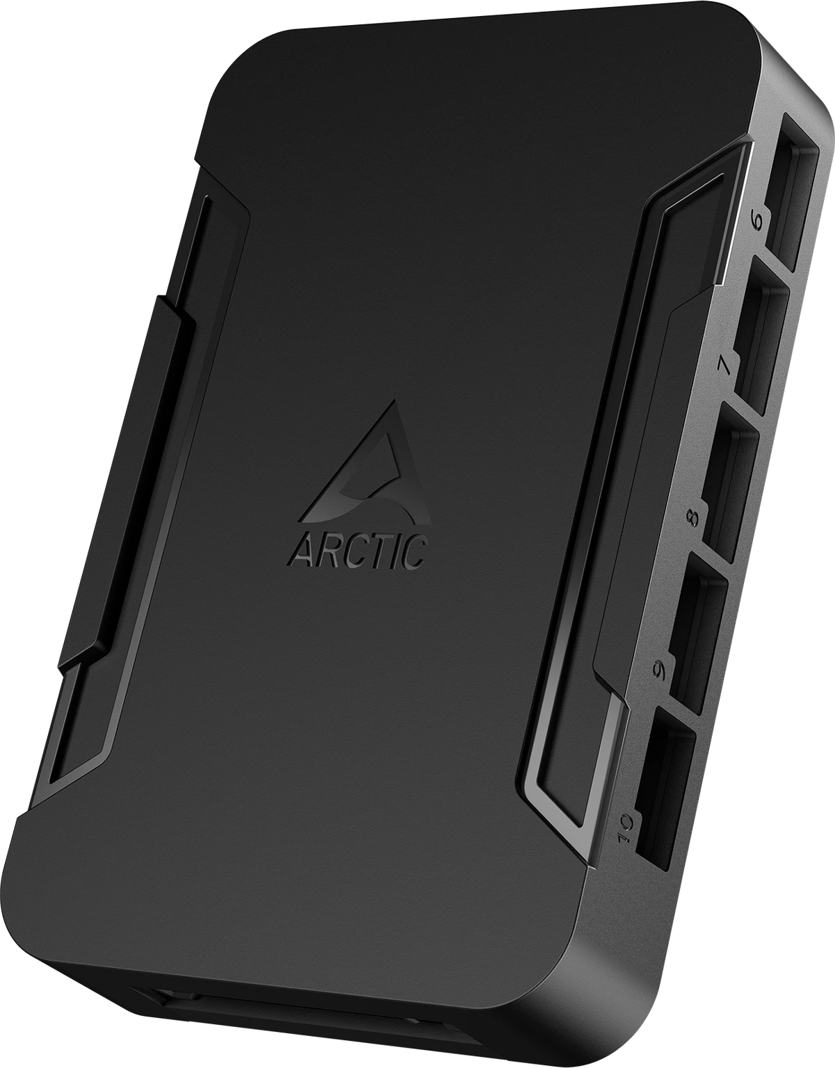 Контроллер ARCTIC Fan Controller, ACFAN00351A, 10x4-Pin PWM, SATA+USB 2.0, до 2А/порт, Black