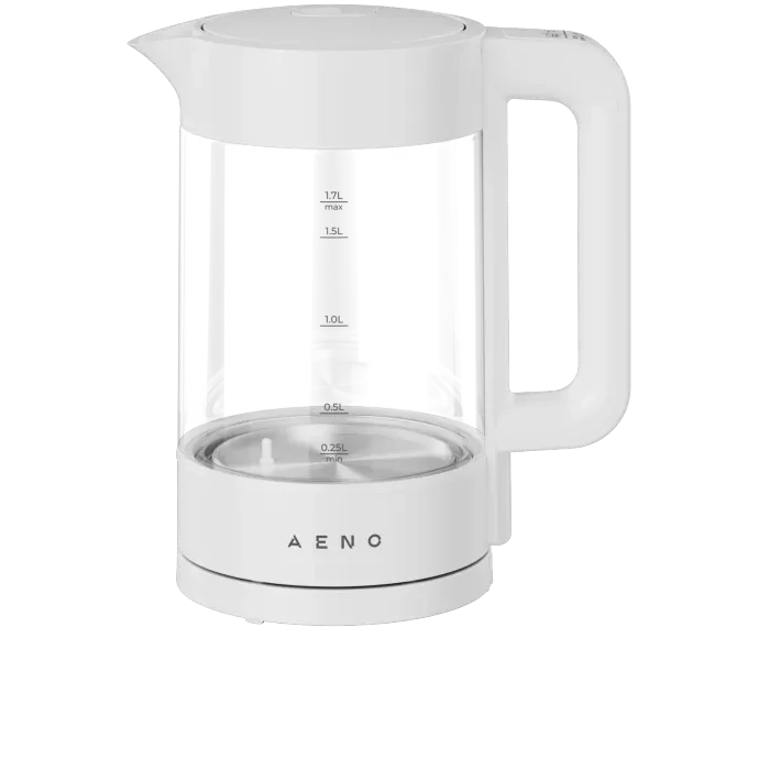 AENO EK5 Electric Kettle, 1.7L, Temp Control 40-100°C, Strix, White