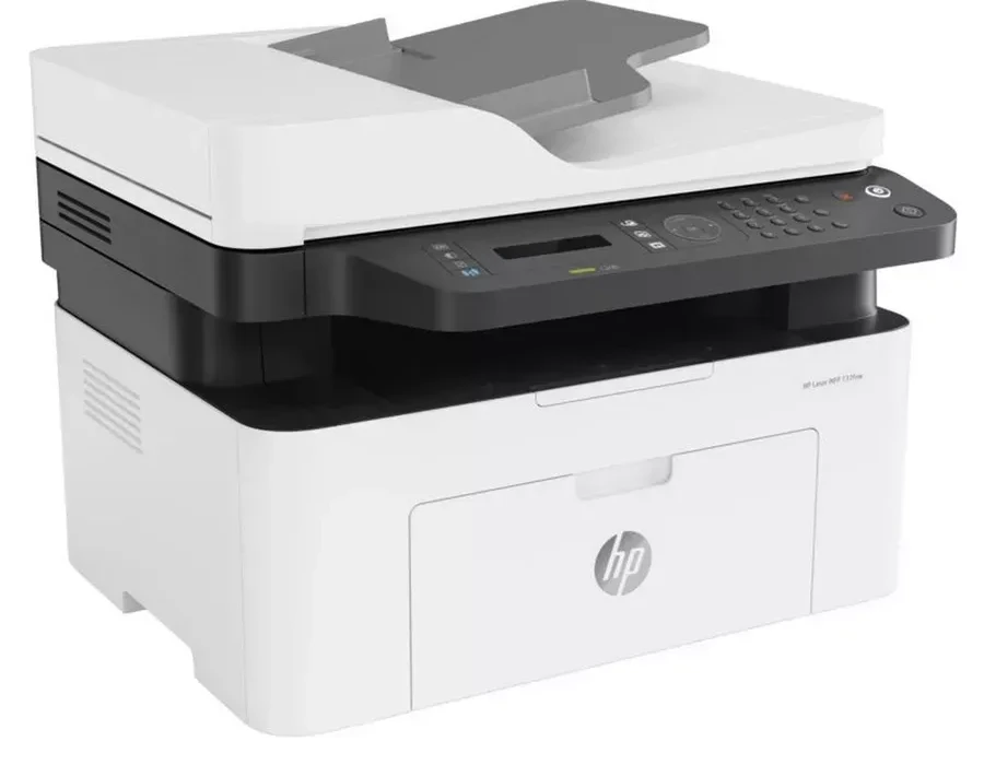 МФУ HP 4ZB84A Laser MFP 137fnw Printer (A4) , Printer/Scanner/Copier/ADF/Fax, 1200 dpi, 20 ppm, 128 MB, 600 MHz, 150 pages tray, USB+Ethernet+WiFi, Duty 10K pages — 3