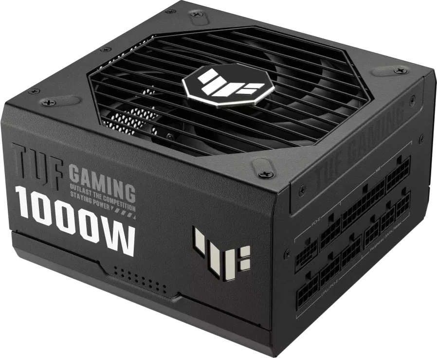 Блок питания ASUS 1000W, TUF Gaming 1000W Gold, Full Modular, 80+ GOLD, КПД 92%, TUF-GAMING-1000G