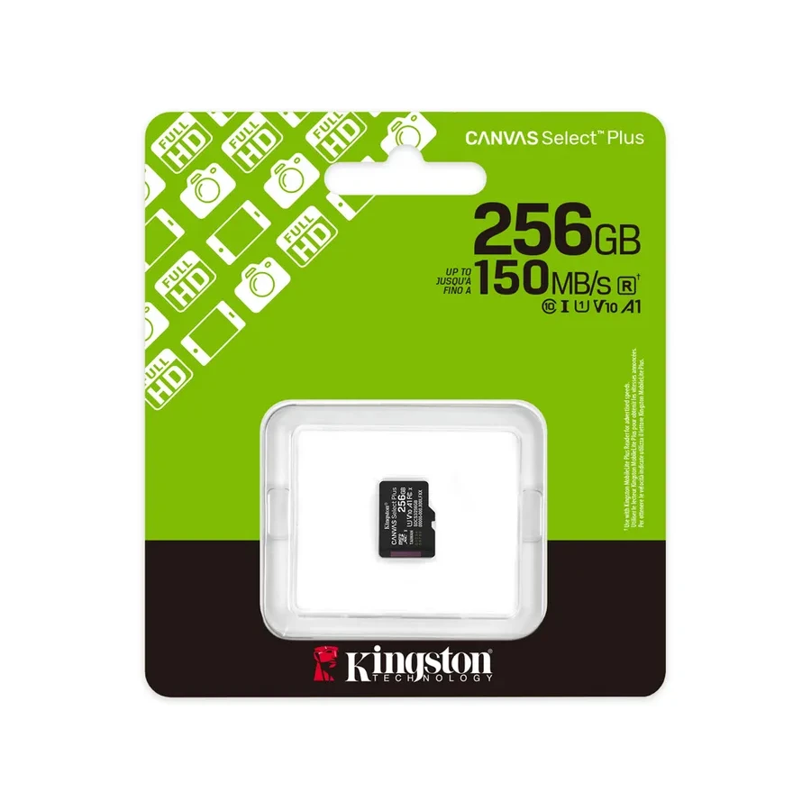 Карта памяти Kingston SDCS3/256GBSP Canvas Select Plus A1 U1 V10 256GB — 3