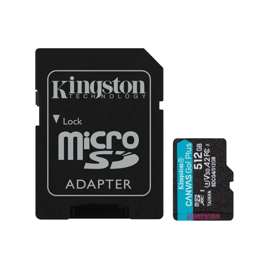 Карта памяти MicroSD 512GB Class 10 U3 Kingston SDCG4/512GB — 2