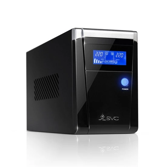 UPS SVC V800-F LCD, 480W, 12V/9Ah, 2+1 розет., AVR 145-290 V