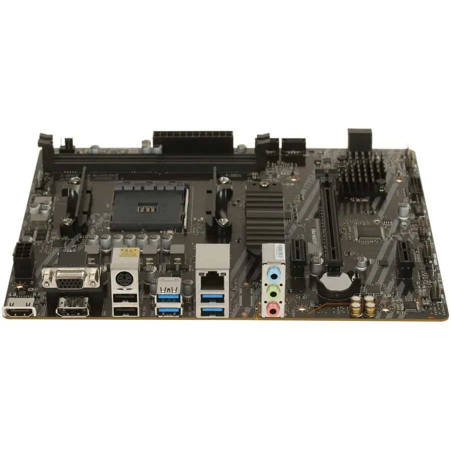 Материнская плата MSI A520M PRO AM4 2xDDR4 4xSATA3 RAID M.2 VGA HDMI DP ARGB header mATX — 3