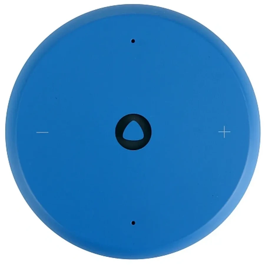 Колонки Яндекс.Станция Лайт 2 с часами, Blue, 6Вт, 130Hz-20kHz, LED, Wi-Fi, BT, USB-C