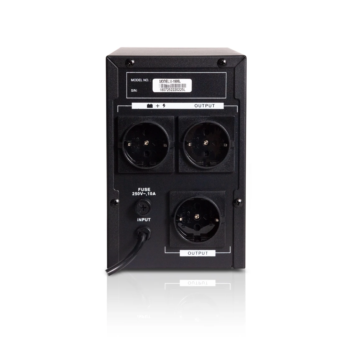 UPS SVC V1500-L, 1500 VA, 900W, 2x12V/9 Ah, AVR 145-290 V, 3 розет. — 3