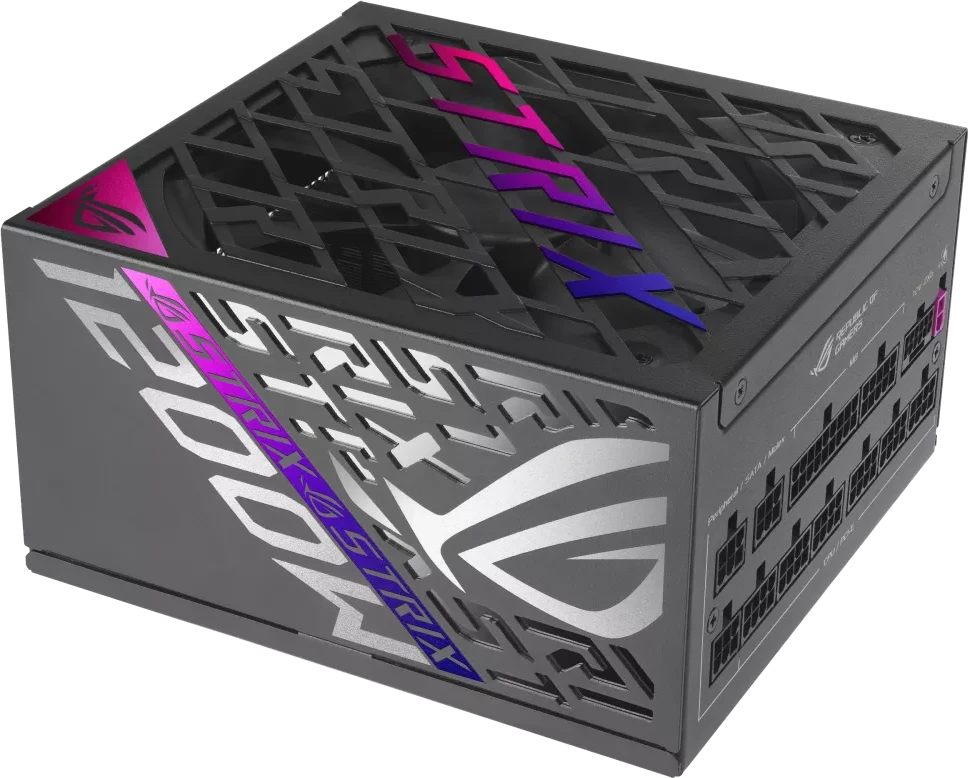 БП ATX 1200W Asus ROG Strix 1200P, Platinum, 20+4/20+4+8/24+4/24+8/24+4+8+8, 13.5cm,8x6+2p+16p PCI-E