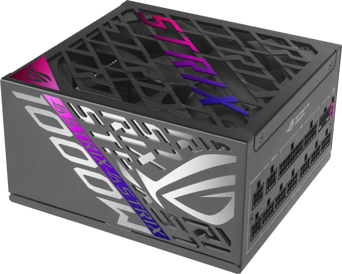 Блок питания ATX 1000W Asus ROG Strix 1000P, Platinum, 20+4/24+4/24+4+8/24+8+8+8, 13.5cm, 6x6+2p+16p