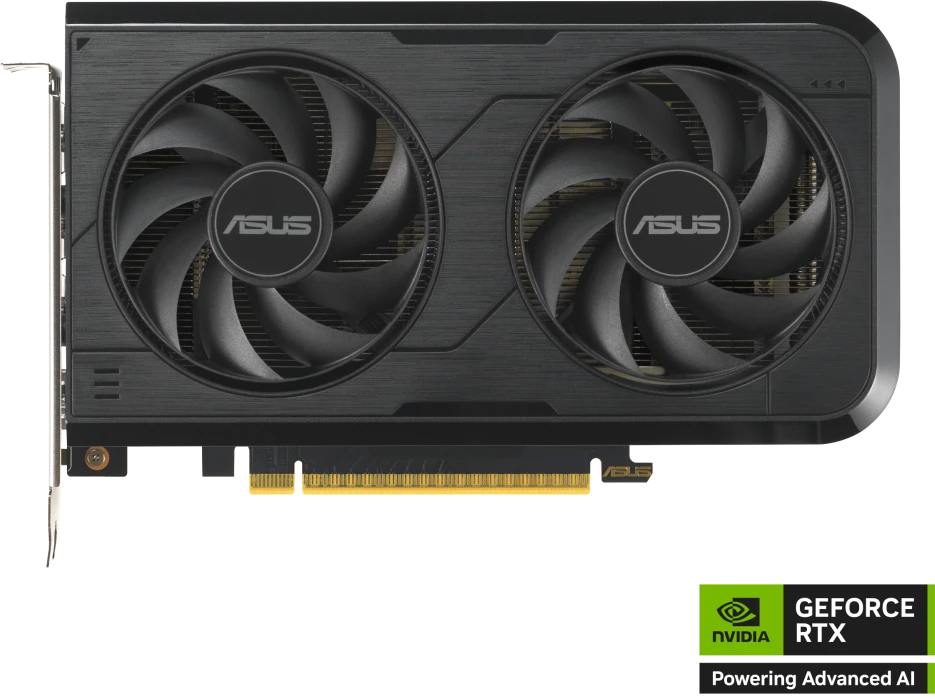Видеокарта GF RTX5050, Asus Dual OC, 2677MHz/20000MHz, 128bit, 8GB GDDR6, HDMI, 3xDP