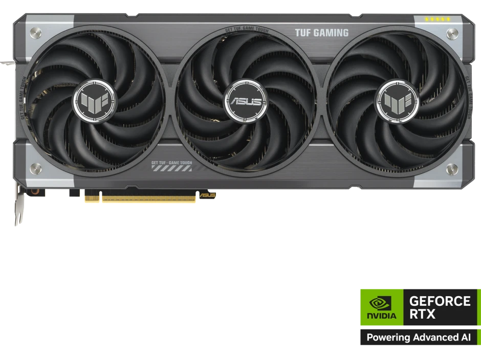 Видеокарта GF RTX5070, Asus TUF Gaming OC Edition, 2640MHz/28000MHz, 192bit, 12GB GDDR7, 2xHDMI, 3xDP