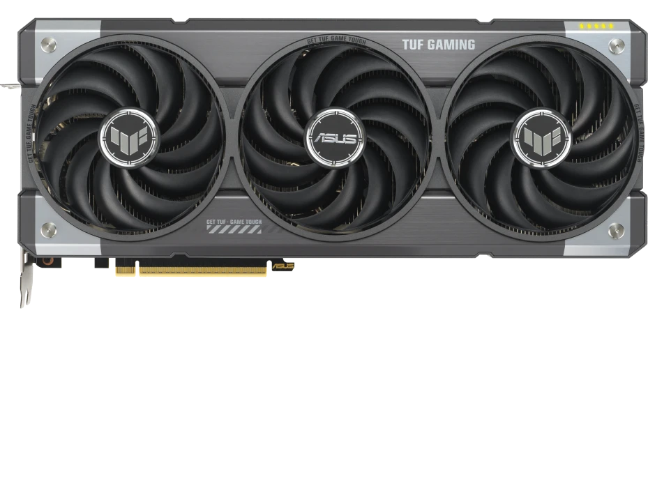 Видеокарта GF RTX5070, Asus TUF Gaming OC Edition, 2640MHz/28000MHz, 192bit, 12GB GDDR7, 2xHDMI, 3xDP — 2