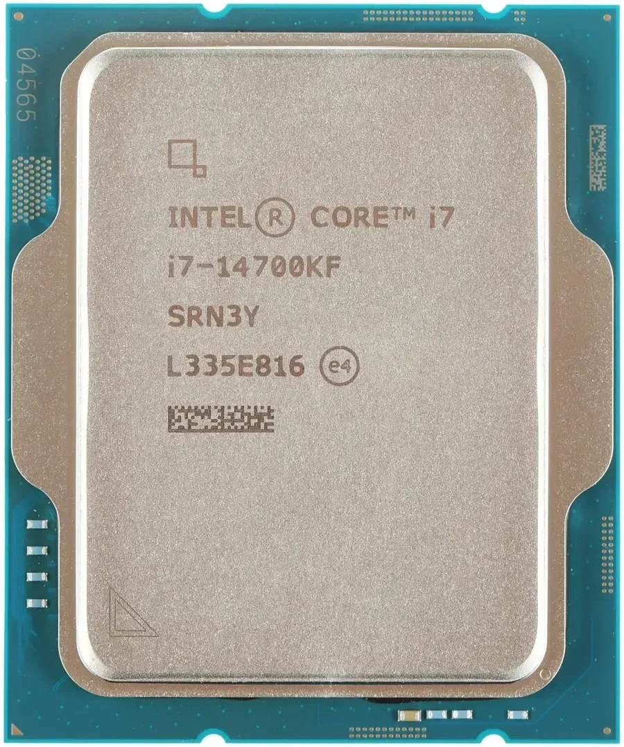 Процессор Intel Core i7-14700KF Raptor Lake-R (3400MHz, LGA1700, L3 33Mb, 20C/28T), oem — 2