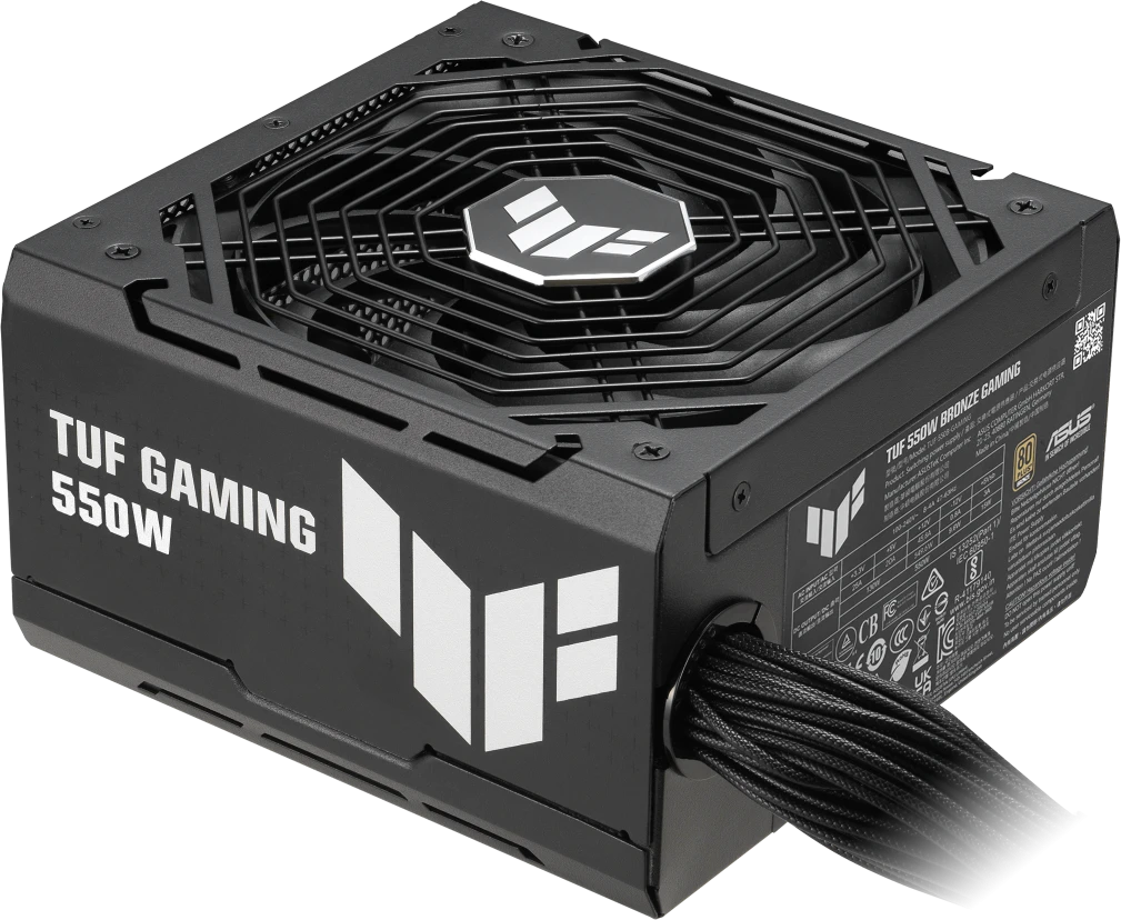 БП ATX 550W Asus TUF Gaming, Bronze, 20+4/20+4+8/24+4/24+8, 13.5сm, 2x6+2p PCI-E