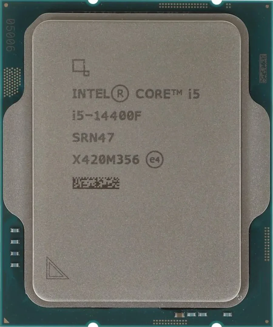 Процессор Intel Core i5-14400F Raptor Lake (1,8GHz, up to 4.7GHz, LGA1700, L3 20Mb, 10C/16T), oem — 4