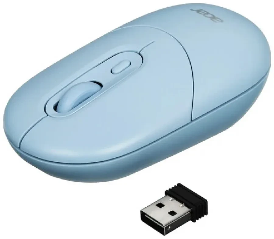 Мышь Acer OMR301 синий оптич. 1600dpi беспров. BT/Radio USB 4but (ZL.MCECC.01S) — 3