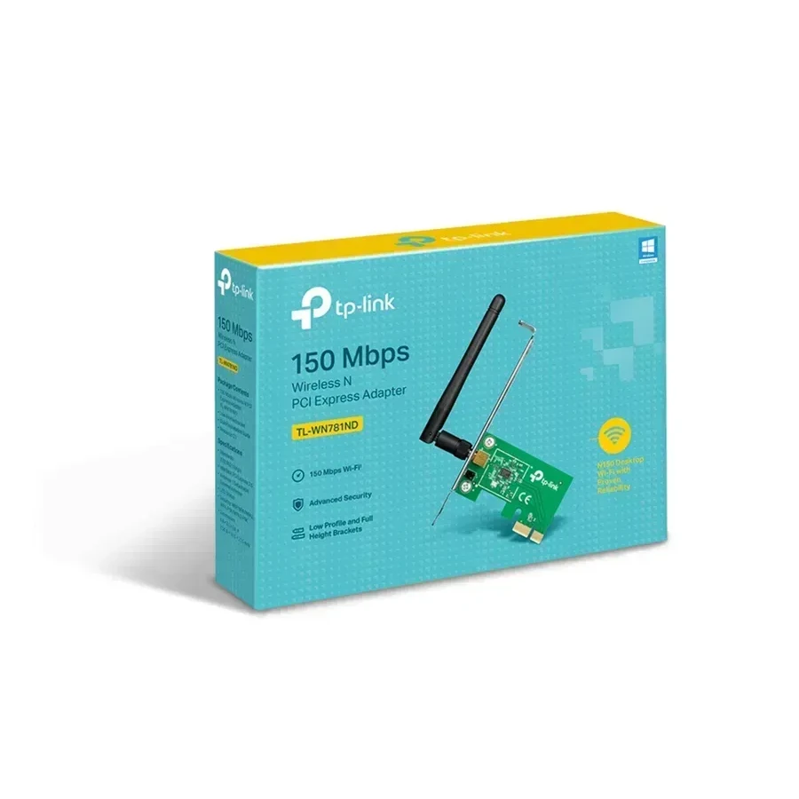 Сетевой адаптер беспроводной PCIe 150M Tp-Link TL-WN781ND — 3