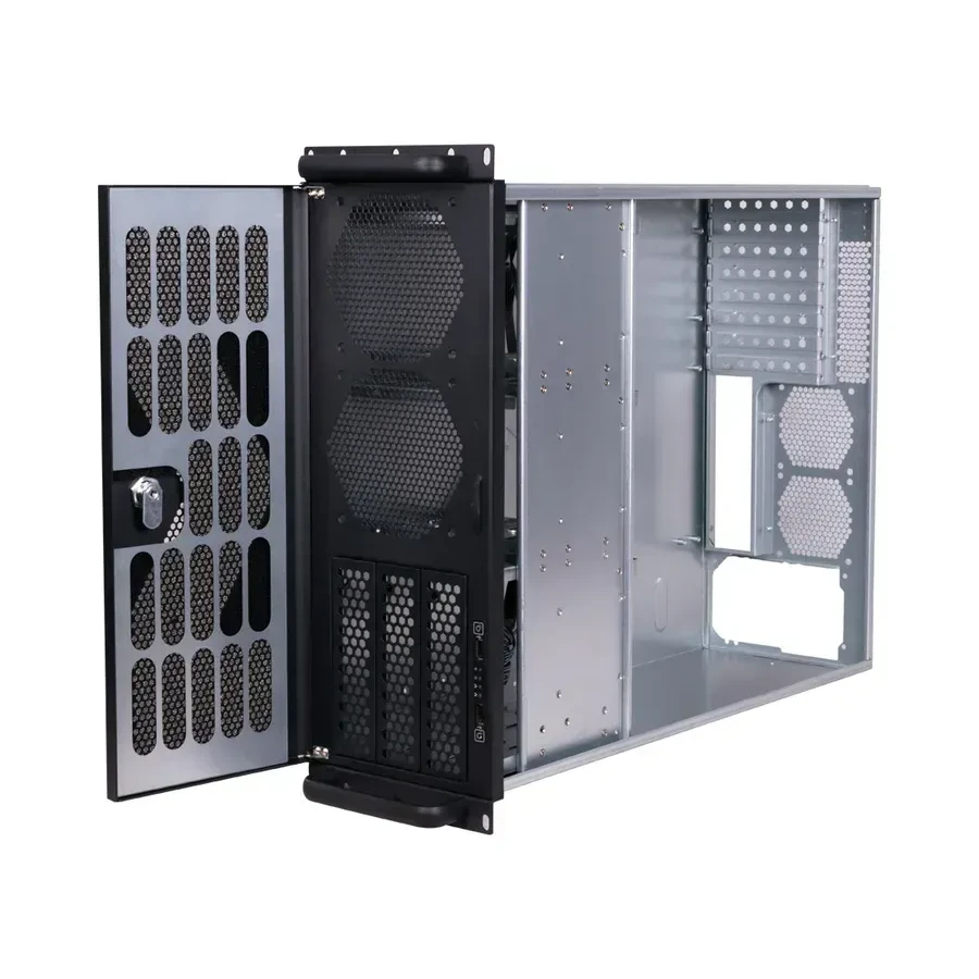 Компьютерный корпус с салазками Delux DLC-MU415 без Б/П — 2