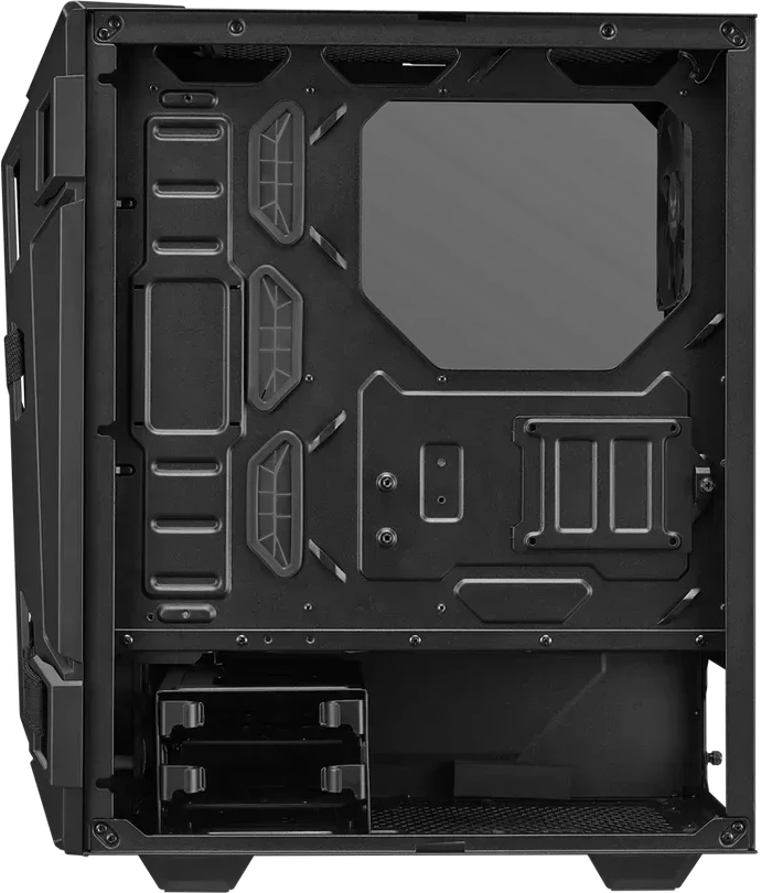 Кейс ASUS TUF Gaming GT301, ATX/micro ATX/Mini ITX, USB 3.1, 3x120mm AURA RGB, без Б/П, Чёрный — 4