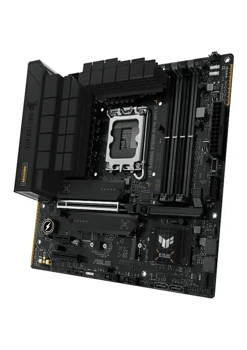 Сист.плата ASUS TUF GAMING B760M-PLUS WIFI II,B760,1700,4xDIMM DDR5,PCI-E x16,1xPCI-Ex1,M.2,SATA,DP,HDMI,WIFI 6E,BOX — 3