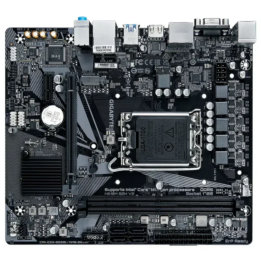 Материнская плата Gigabyte H610M S2H V2 — 4