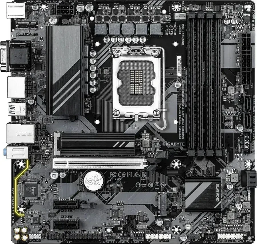Материнская плата Gigabyte B760M DS3H GEN5 — 3